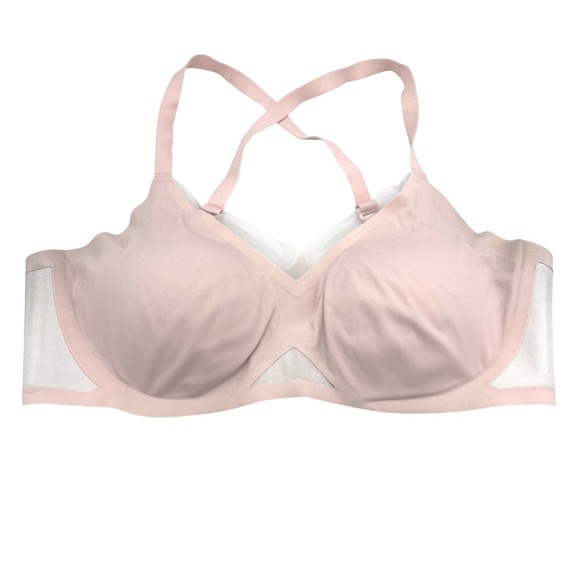 HoneyLove Sculpting Crisscross Bra Light Pink Wirefree Comfort‎ Support Size L - Picture 9 of 9